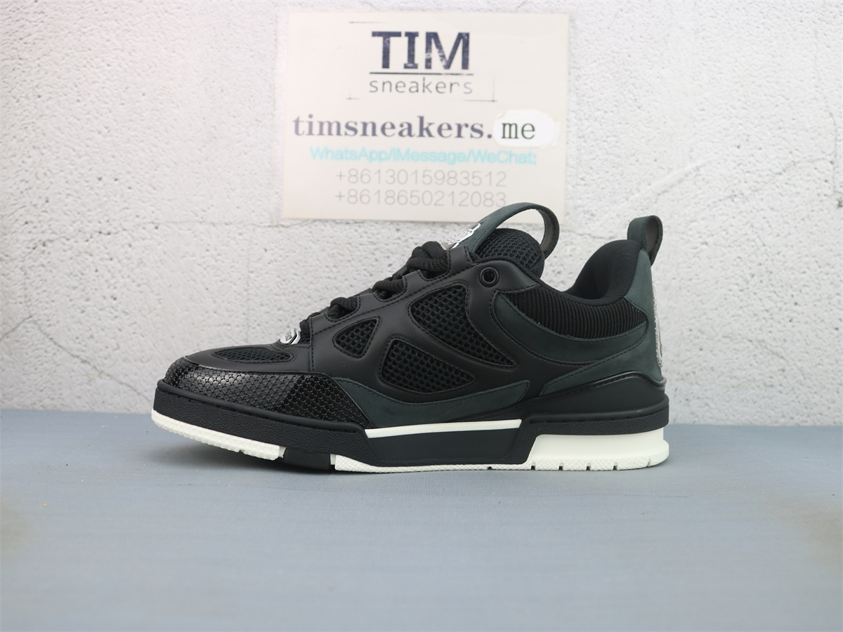 LV Skate Sneaker Black And White
